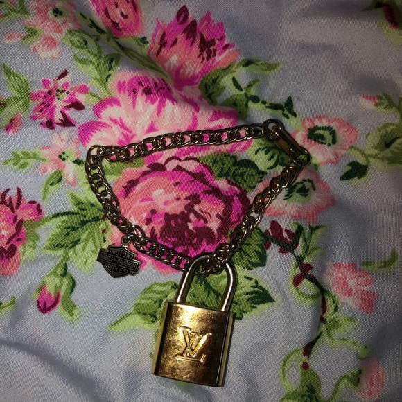 Vintage Harley Davidson charm bracelet gold LVSOLD - Picture 3 of 8
